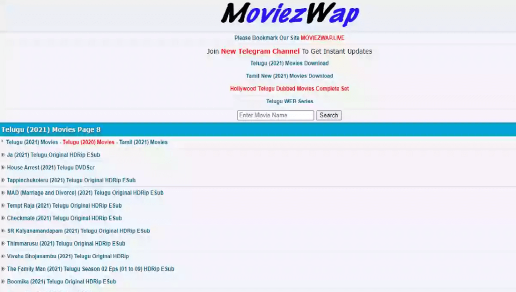 telugu movie wap