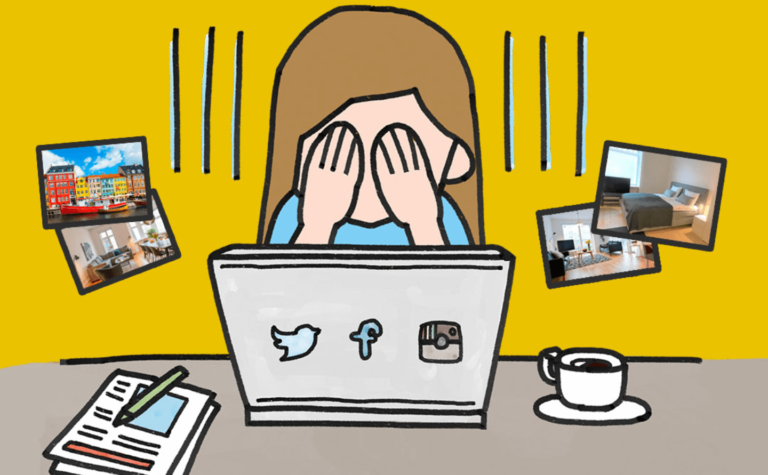 social media strategy for short term rental business